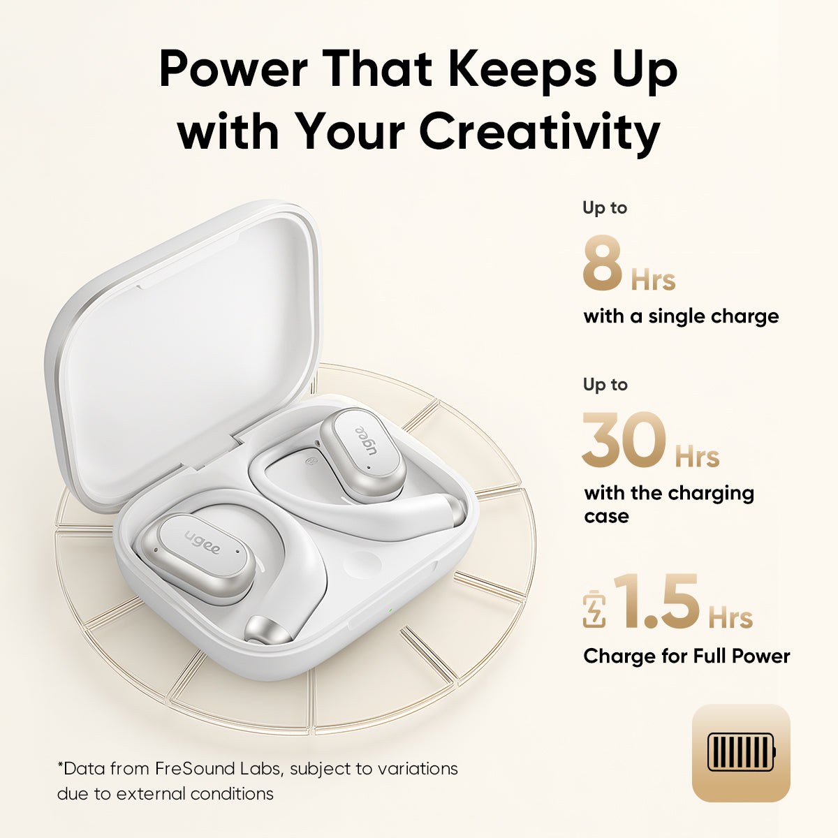 earbuds with power pack​